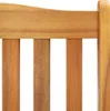 vidaXL Chaise à bascule en bois massif d'acacia Voir les images du produit 4