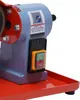 Close-up of a bench grinder with a label and controls. Náhled obrázku produktu