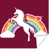MuchoWow® Poster Eine Illustration von einem weißen Einhorn Produktbild-Vorschau 1