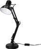 Schul-Schreibtischlampe AURIQ Schwarz 2in1 1xE27 60W Produktbild-Vorschau 2