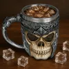 3D Totenkopf 400ml Tasse aus Edelstahl für Getränke wie Produktbild-Vorschau 5