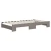vidaXL Rozkładane łóżko dzienne z szufladami Taupe 100x200 Podgląd zdjęcia produktu 6