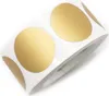 Rubbelaufkleber RUND 30mm GOLD x100 Produktbild-Vorschau 3