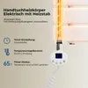 Heilmetz koupelnový radiátor 140x60cm Bílý Elektrický Náhled obrázku produktu 5