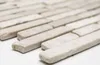 Mosaik Fliese Marmor Naturstein hellbeige Brick Biancone Produktbild-Vorschau 3