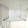 Walk in Duschkabine 60x200cm Duschwand mit 40x200cm Flipper Produktbild-Vorschau 2