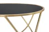 Mauro Ferretti Beistelltisch Ring Ø 60x45 cm schwarz gold Produktbild-Vorschau 4