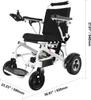 Elektrický invalidný vozík VEVOR, nosnosť 136 kg, šírka 45 Náhľad obrázku produktu 8