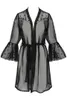Passion Lovelia Peignoir - Black L/Xl Produktbild-Vorschau 4