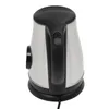A top-down view of a silver and black electric kettle on a white background. Produktbild-Vorschau