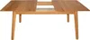 A wooden dining table with an extension mechanism visible in the center. Produktbild-Vorschau