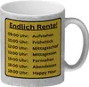 Renten To-Do Liste Glitzer-Kaffeebecher mit Spruch: Endlich Produktbild-Vorschau 1