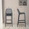 CLP 2er Set Barhocker Air Kunststoff mit Lehne wetterfest Produktbild-Vorschau 2