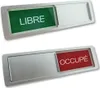 Panneau coulissant avec "Libre-Occupé" dans une couleur Voir les images du produit 1