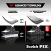 A comparison of two types of adhesive tape, highlighting the advanced technology of one. Produktbild-Vorschau