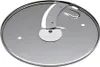 A close-up, studio shot of a silver food processor blade. Podgląd zdjęcia produktu