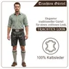 Herren Trachtengürtel aus Echtleder Trachten Lederhosen Produktbild-Vorschau 2