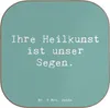 Mr. & Mrs. Panda Untersetzer für Gläser Spruch Arzt Segen - Produktbild-Vorschau 1