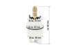 A product shot of a faucet cartridge with dimensions indicated. Produktbild-Vorschau