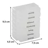 MARVITA Pillen-/Tablettenbox 9,5x7,5x4,2cm transparent Produktbild-Vorschau 5