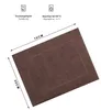 Premium-Set 50x70cm 100% Baumwolle 650g/m² Nussbraun Produktbild-Vorschau 2