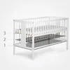 Babybett 120x60 cm Weiß/Kiefer höhenverstellbar mit Produktbild-Vorschau 9