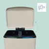 Kosz na śmieci Relaxdays, 2 komory, 2 x 20 l, wyjmowane Podgląd zdjęcia produktu 2