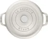 Zwilling La Cocotte 24cm rund weisser Trüffel Gusseisen Produktbild-Vorschau 3