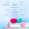 A comparison table of two FOREO BEAR devices, with product images below. Produktbild-Vorschau