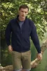 Fruit Of The Loom Herren Sweatjacke BC370 (2XL) (Dunkles Produktbild-Vorschau 3