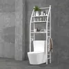 Półka Nad Wc Stojak Do Łazienki Szafka Łazienkowa Biała Podgląd zdjęcia produktu 5