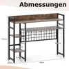COSTWAY Schreibtischregal, Tischregal mit 4 Ablage & 6 Produktbild-Vorschau 6