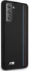 A black smartphone case with three colored stripes and a logo. Náhľad obrázku produktu