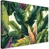 Leinwandbild Bunte tropische Blätter 100x70 Feeby Grün bild Produktbild-Vorschau 1