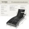 tectake® Rattan Sonnenliege Moana 69 x 211 x 41 - 94 cm Produktbild-Vorschau 5