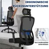 Bürostuhl Ergonomischer Bürostuhl 200 kg mit Kopfstütze & Produktbild-Vorschau 5