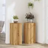 vidaXL Supporto per piante 2 pz. Rovere artigianale Anteprima dell’immagine prodotto 2