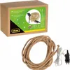Idena 100er Seil Solar LED Lichterkette braun 14.0 m Produktbild-Vorschau 4