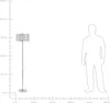 BELIANI Lampa podłogowa stojąca srebrna metalowa ozdobne Podgląd zdjęcia produktu 7