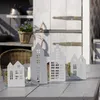 UNUS Deko Aufsteller Häuser Metall, Windlicht Produktbild-Vorschau 4
