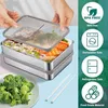 Set mit 4 Aufschnittbox Fresh, Edelstahl Lebensmittel Produktbild-Vorschau 3