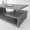Möbel SD Couchtisch Timmi Beton Optik  mit Rollen Produktbild-Vorschau 3