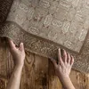 Ornamentales Mosaikmuster im Vintage-Stil – Vinylteppich – Produktbild-Vorschau 3