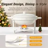 Chafing Dish Buffetwärmer - Rund 5 qt (ca. 4,7 l) - Produktbild-Vorschau 4