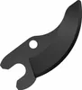 A black metal blade for pruning shears against a white background. Anteprima dell’immagine prodotto