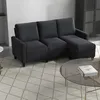 HOMCOM Ecksofa Couchgarnitur mit wendbarer Chaiselongue Produktbild-Vorschau 2