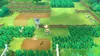 A character runs through a grassy field in a video game. Produktbild-Vorschau