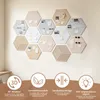 Panneau mural en feutre, lot de 12, plaques hexagonales Voir les images du produit 3