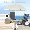 Sekey Sonnenschirm Rund Ø180cm Gartenschirm UV Schutz 50+ Produktbild-Vorschau 6