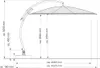 Sun Garden Easy-Sun 3,75m anthrazit/grau Ampelschirm Produktbild-Vorschau 5
